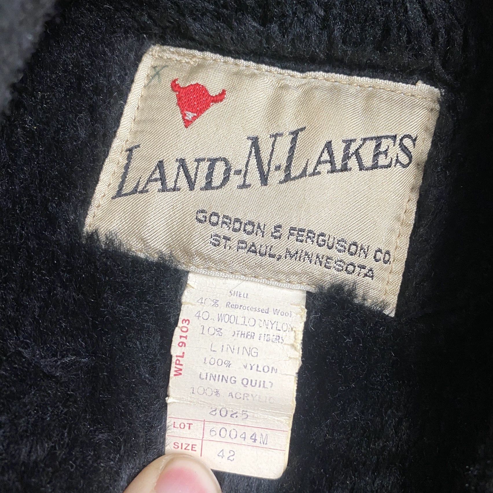 Olive VINTAGE Gordon & Ferguson Parka Overcoat Wool Coat Mens 42 Olive Green 50S 60S Long Size US XS / EU 42 / 0 - 4 Thumbnail