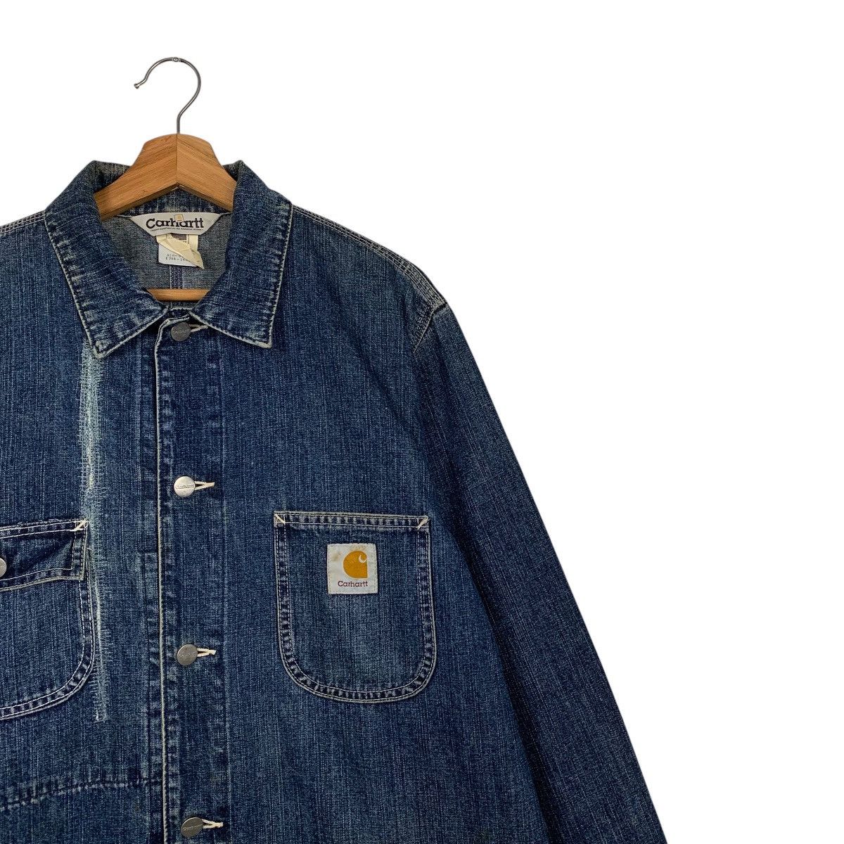 Carhartt Vintage Carhatt Denim Chore Jacket Size US L / EU 52-54 / 3 - 5 Thumbnail