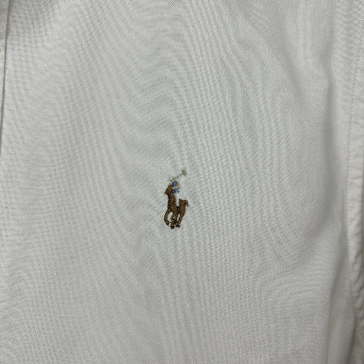 Polo Ralph Lauren × Ralph Lauren White basic button up shirt long sleeved Ralph Lauren Logo Size S / US 4 / IT 40 - 5 Thumbnail