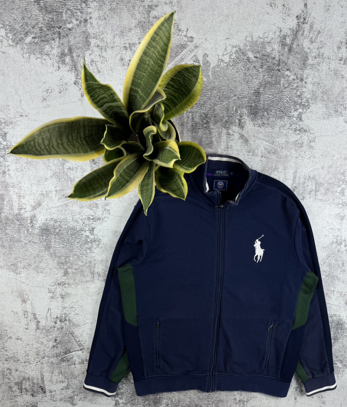 Polo Ralph Lauren Polo Ralph Tennis Wimbledon Big Pony Zip Sweatshirt Pullover Size US XL / EU 56 / 4 - 1 Thumbnail