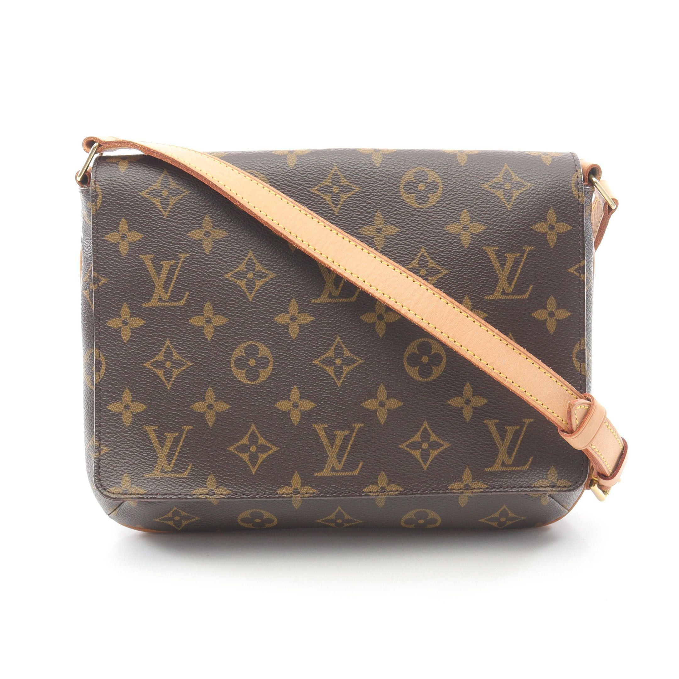 Louis Vuitton Louis Vuitton Musette Tango Long Strap Monogram Shoulder Bag Leather Brown Size ONE SIZE - 1 Thumbnail