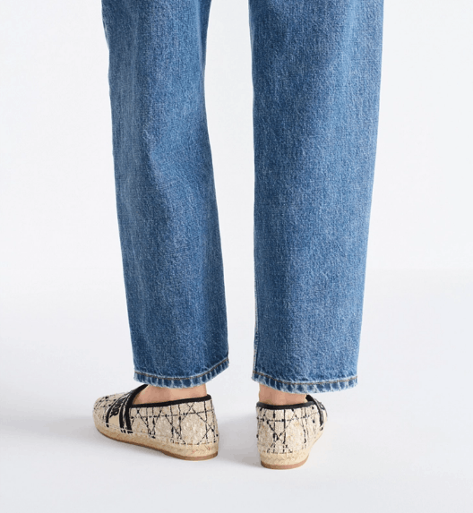 Dior o1w1db10126 KDB973 Granville Espadrilles in Beige/Black Size US 6 / IT 36 - 7 Thumbnail