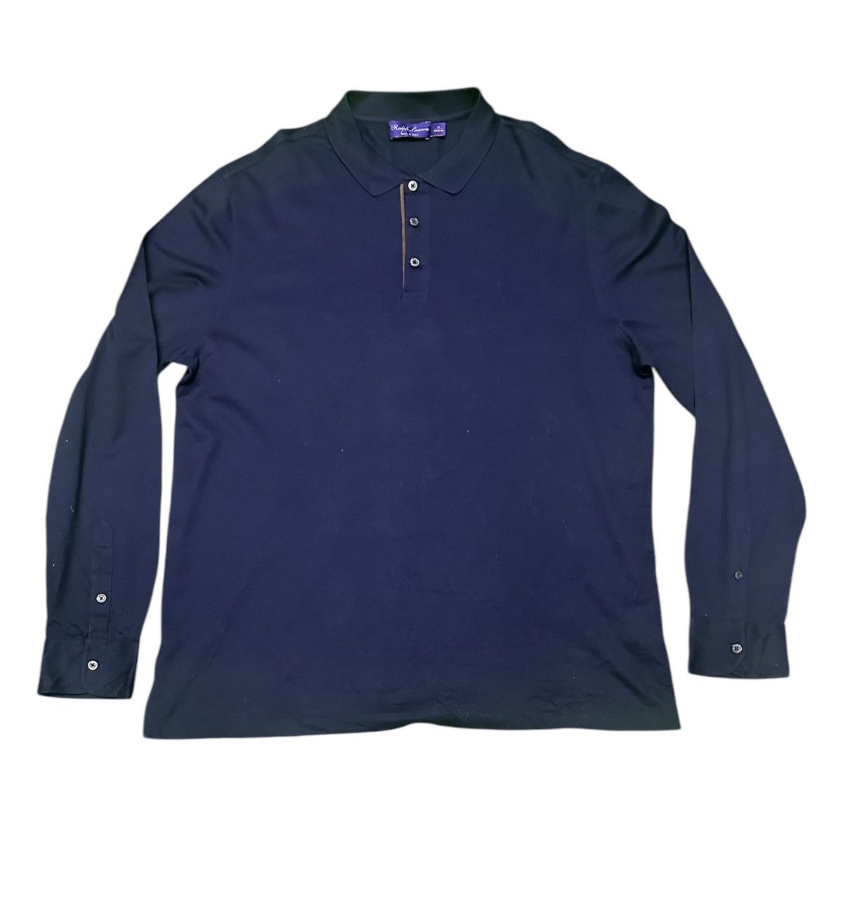 Purple Label Navy Long Sleeve Ralph Lauren Polo Ralph Lauren