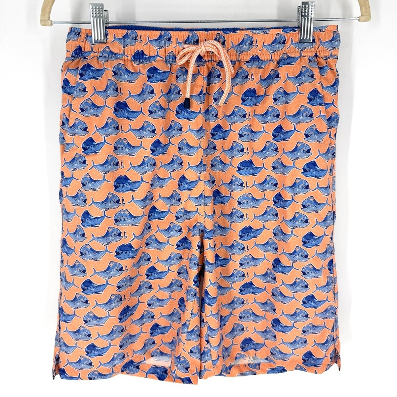 Peter Millar Peter Millar Seaside Swim Trunks Fish Print Men’s Small Size US 28 / EU 44 - 1 Thumbnail
