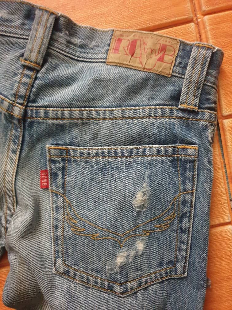PPFM RCWB Radeo crown patchwork distressed denim jeans Size US 30 / EU 46 - 9 Thumbnail