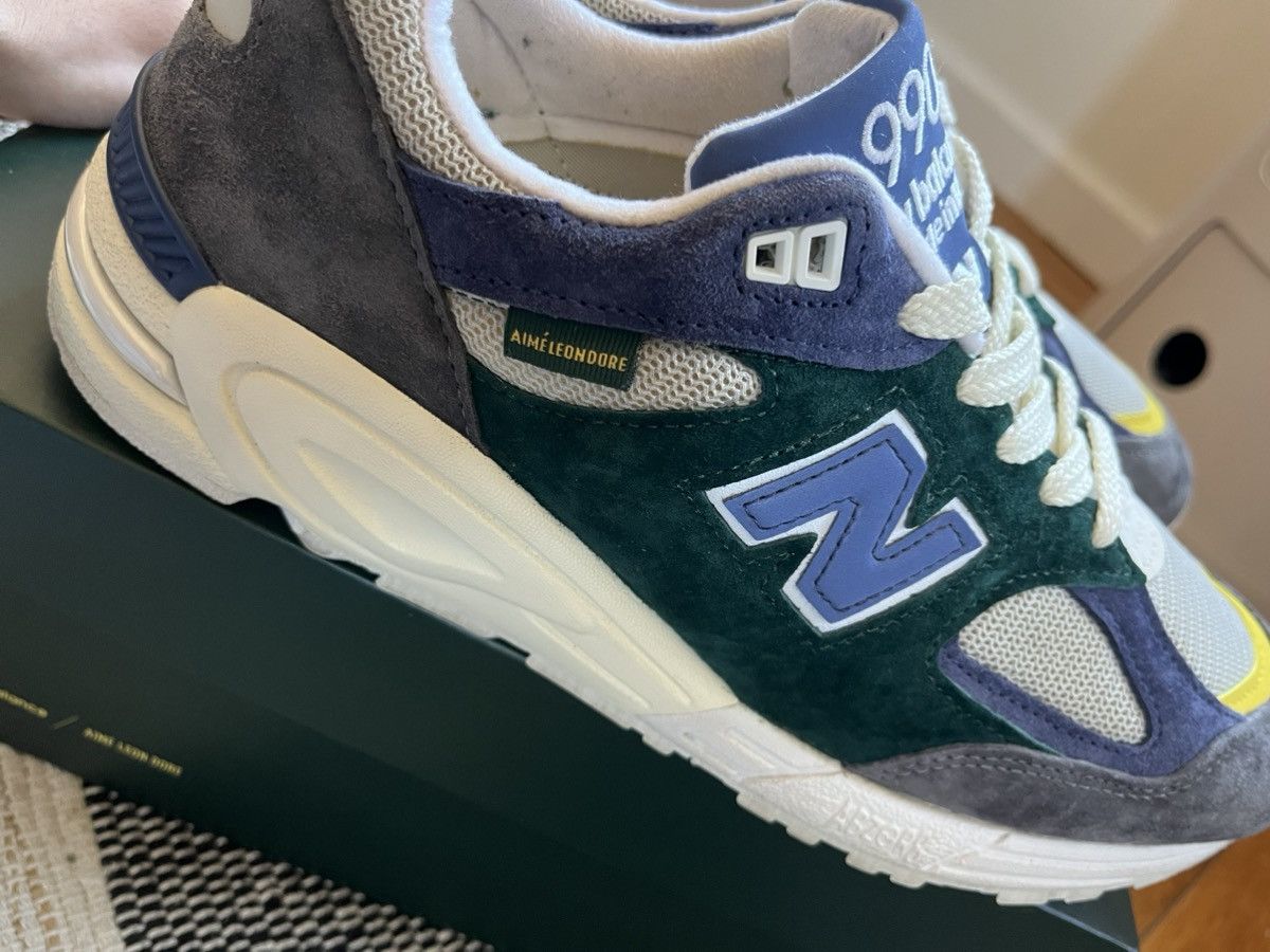 Aime Leon Dore × New Balance OG ALL Original release ALD 990v2 made in USA Size US 9.5 / EU 42-43 - 11 Thumbnail