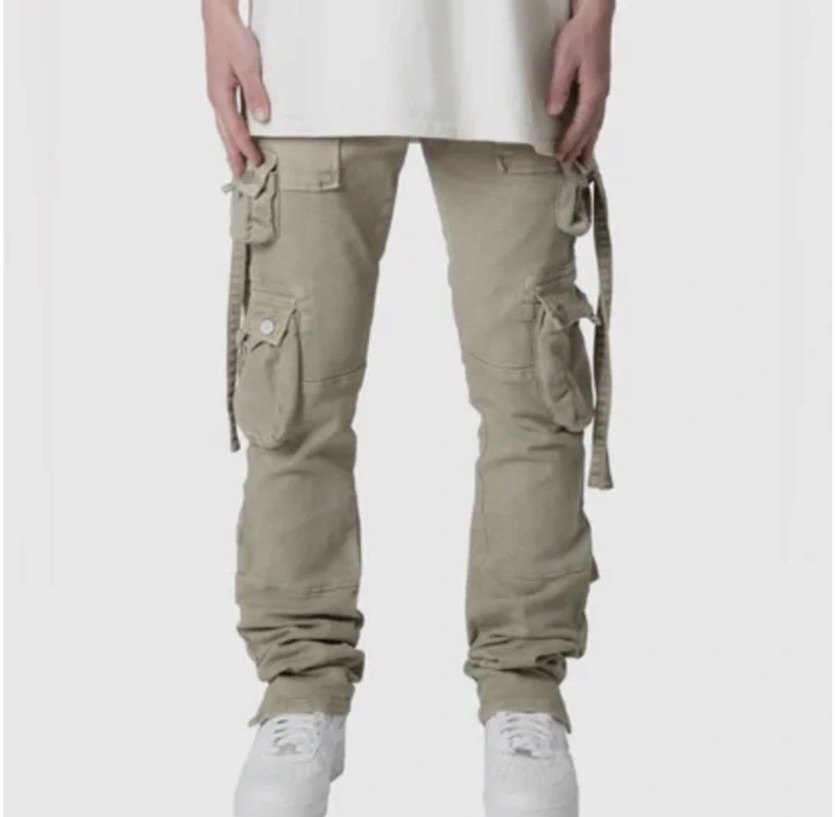 MNML MNML Cargo Straight Denim Size US 33 - 1 Thumbnail