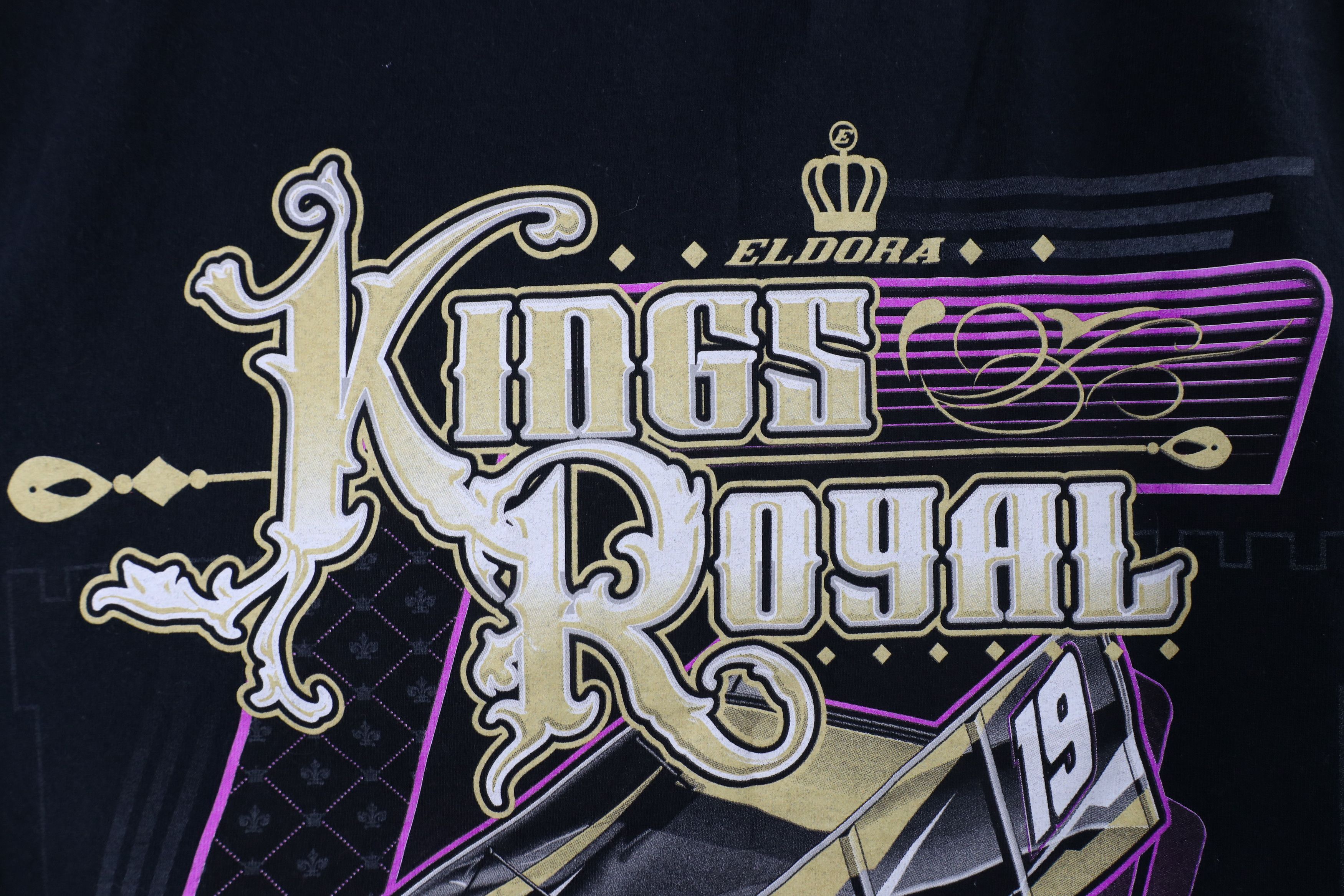 Vintage Streetwear Speedway Car Racing Kings Royal T-Shirt Black Size US M / EU 48-50 / 2 - 5 Thumbnail