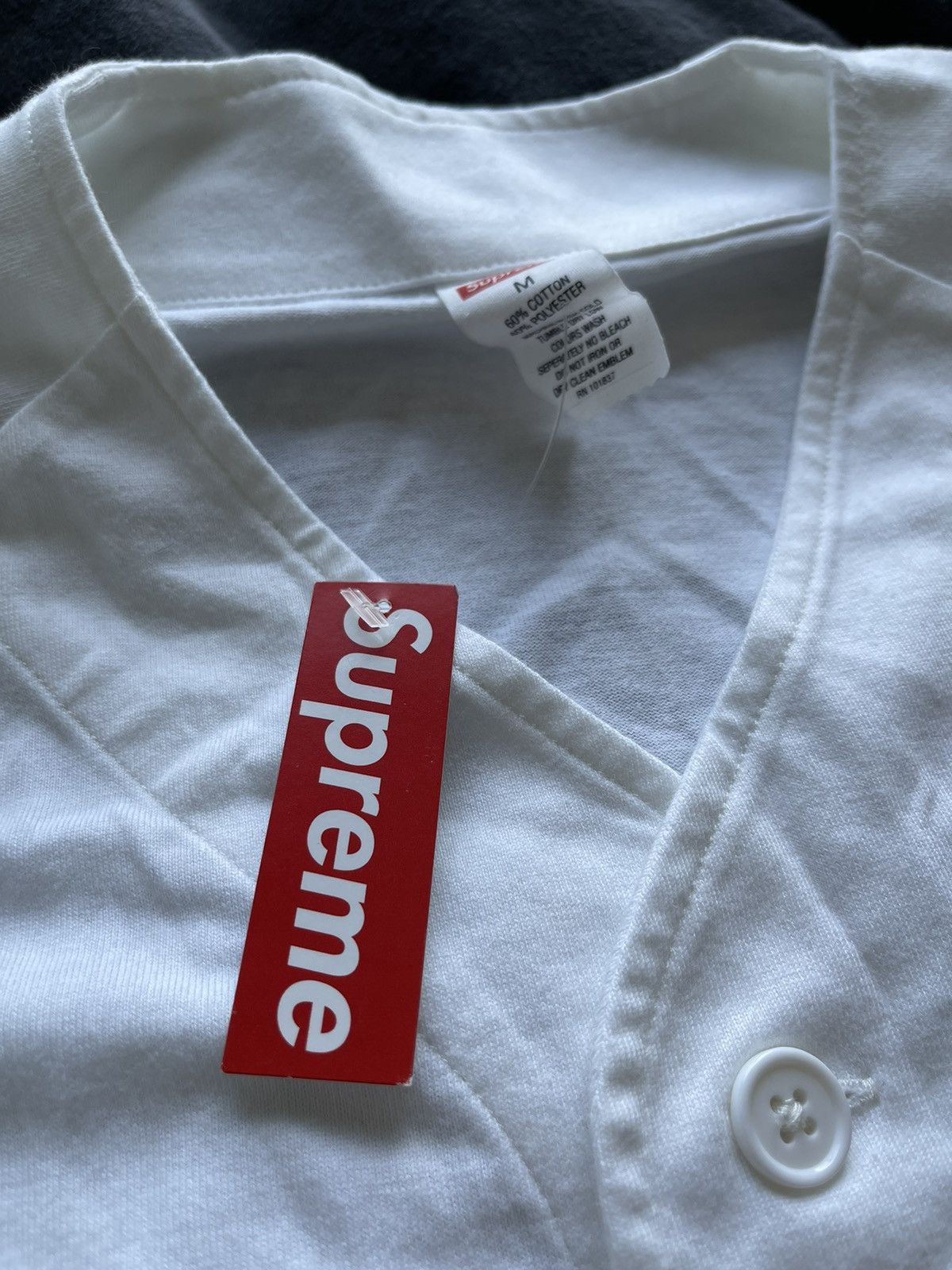 Supreme DSWT Supreme MC Escher Baseball Jersey White Size US M / EU 48-50 / 2 - 4 Thumbnail
