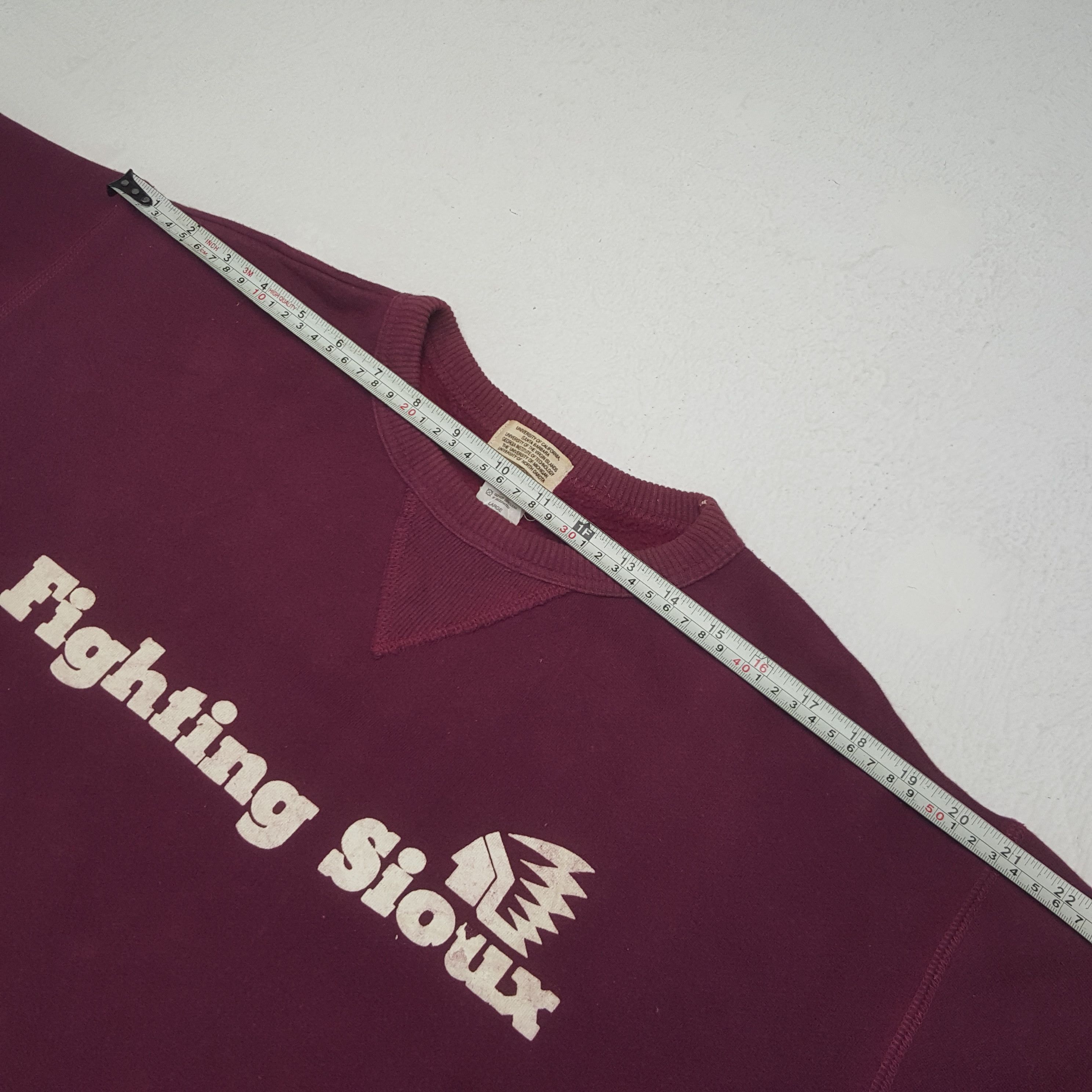 Vintage Vintage Fighting Siouk American Sports Sweatshirt C286N14 Size US L / EU 52-54 / 3 - 5 Thumbnail