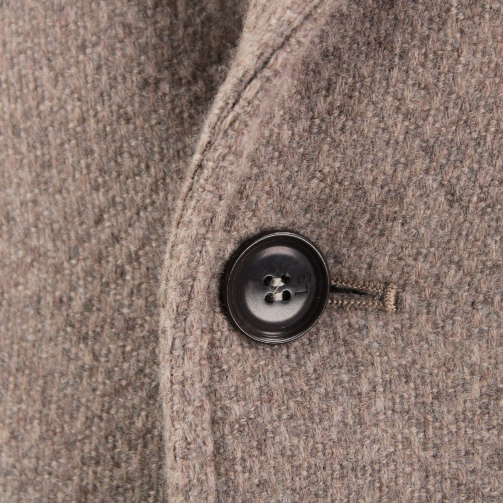 Luciano Barbera Luciano Barbera Jacket Size M US In Beige Wool Blend Size US M / EU 48-50 / 2 - 2 Thumbnail