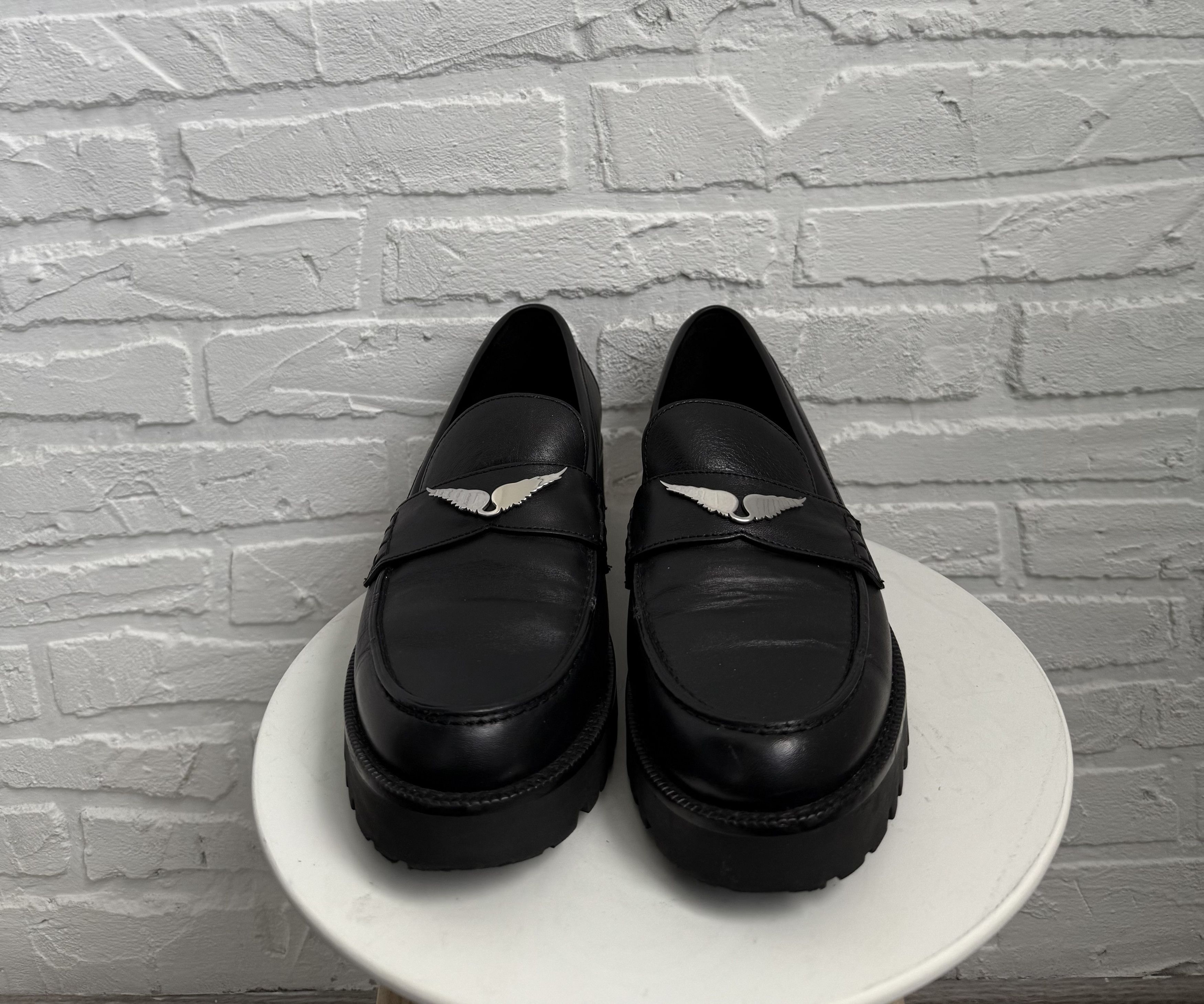 Zadig & Voltaire Zadig & Voltaire Joecassin Loafers Wing Charm Chunky Size US 8 / EU 41 - 2 Thumbnail
