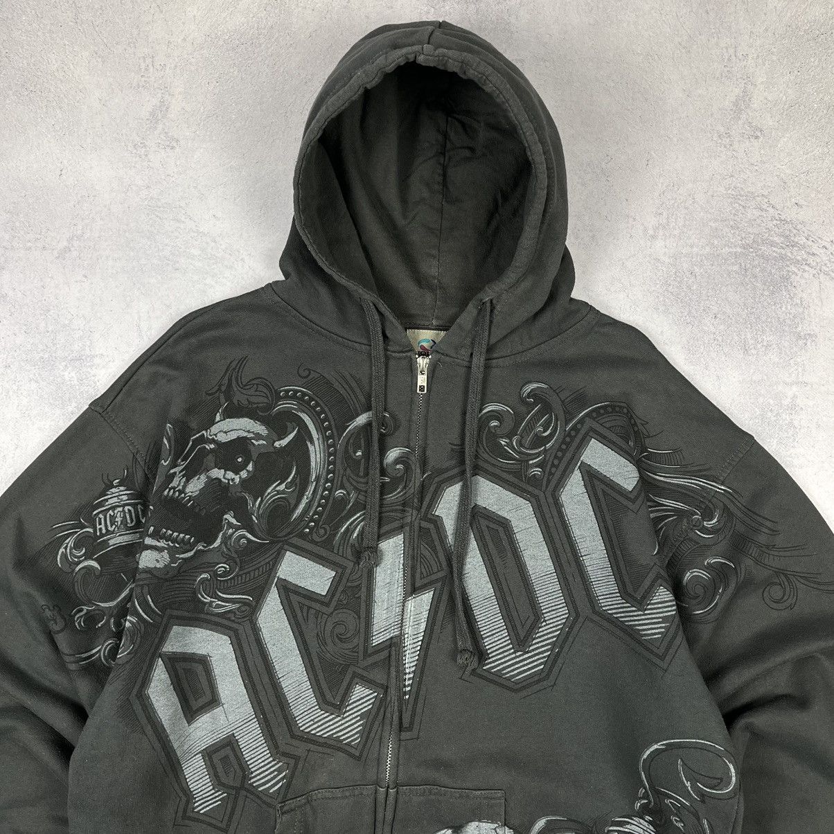 Band Tees Vintage AC DC affliction style y2k rock zip hoodie 90’s Size US L / EU 52-54 / 3 - 4 Thumbnail