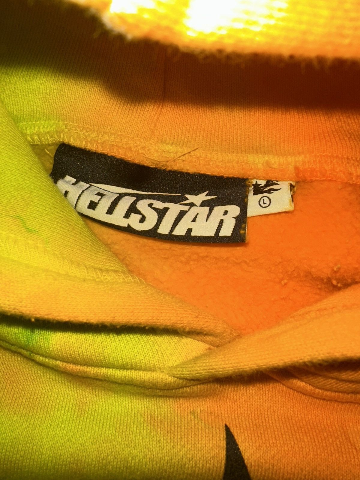 HELLSTAR Hellstar Cracked Print Hoodie Size US L / EU 52-54 / 3 - 5 Thumbnail