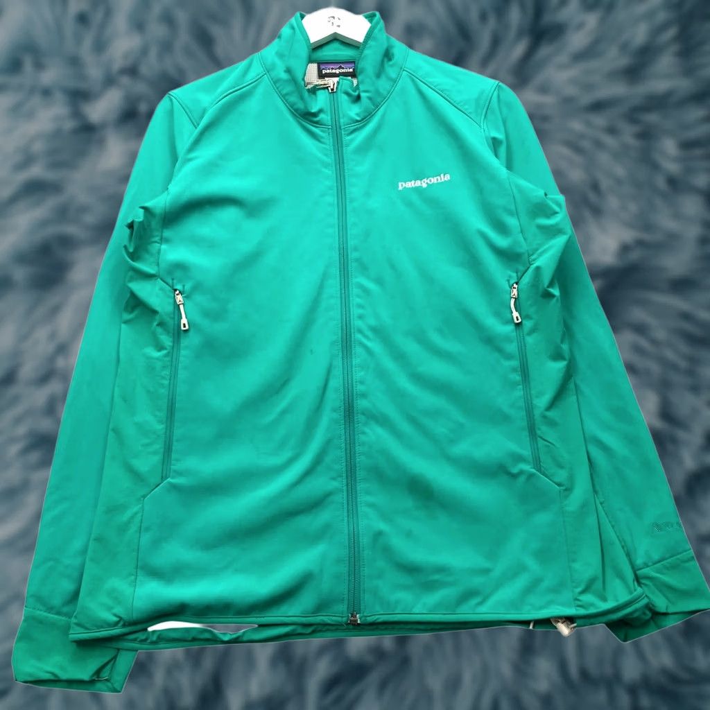 Patagonia Patagonia Jacket Womens L Emerald Logo Polartec Adze Hybrid Full Zip Pockets Short Length Size L / US 10 / IT 46 - 1 Thumbnail