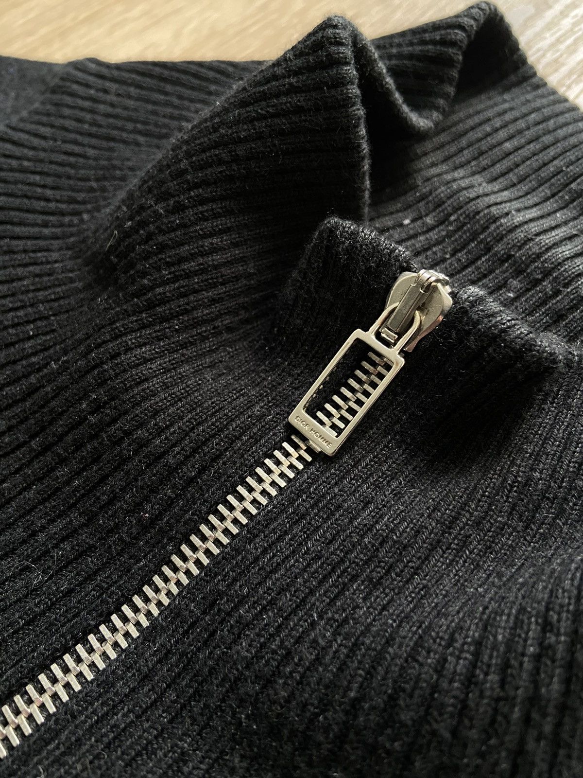 Dior Dior Homme Black Zip-Up Turtleneck Size US L / EU 52-54 / 3 - 4 Thumbnail