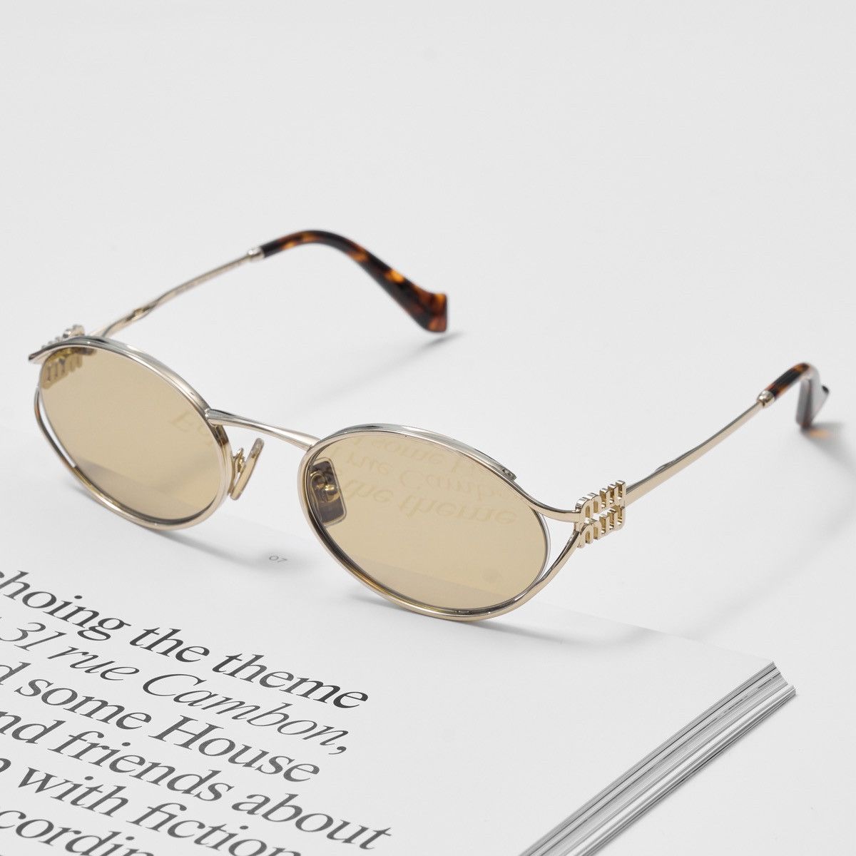 Miu Miu MIU MIU 0MU 52YS ZVN10R SUNGLASSES Size ONE SIZE - 2 Thumbnail
