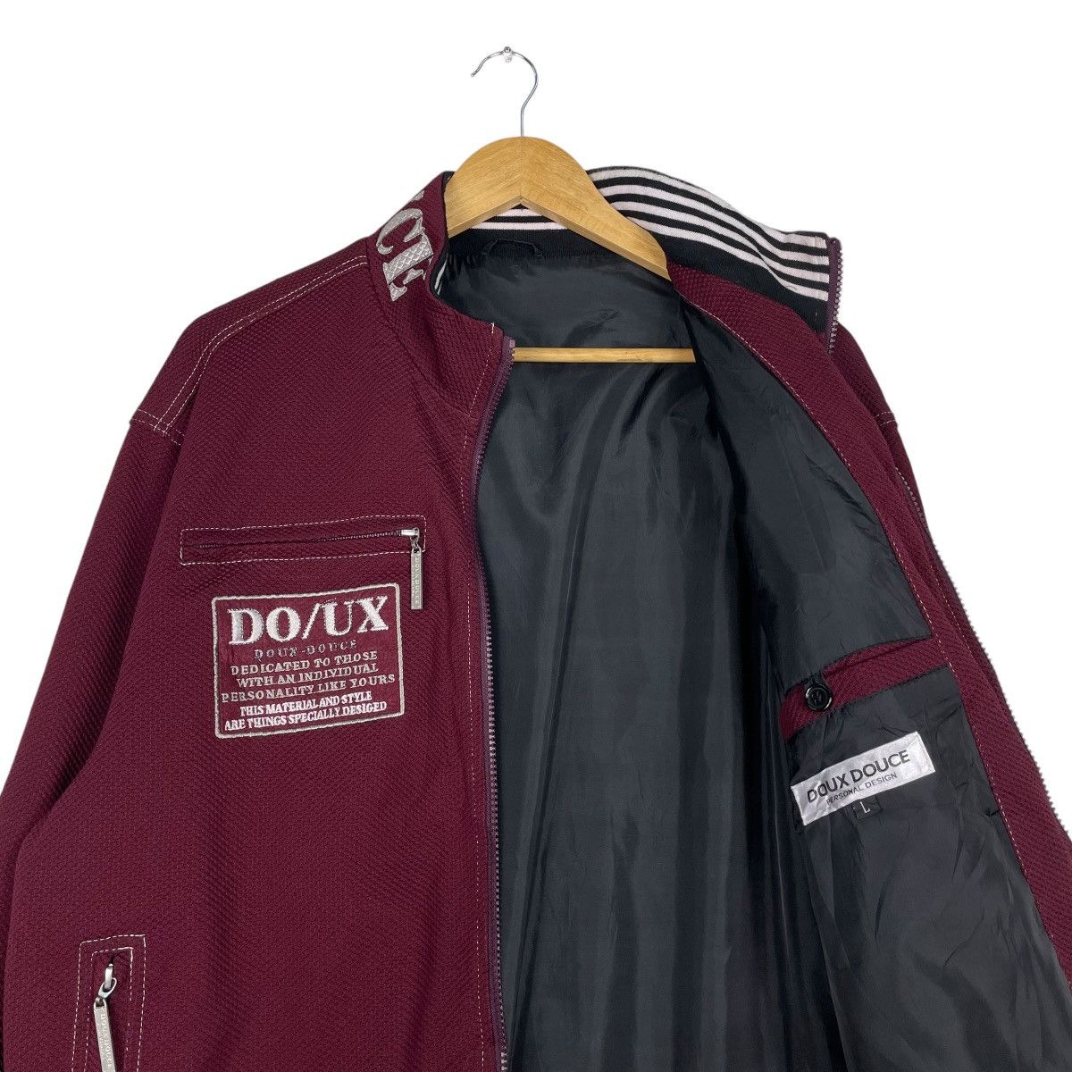 Designer × Japanese Brand 💥DOUX DOUCE URBAN STYLE ZIPPER JACKET Size US L / EU 52-54 / 3 - 10 Thumbnail