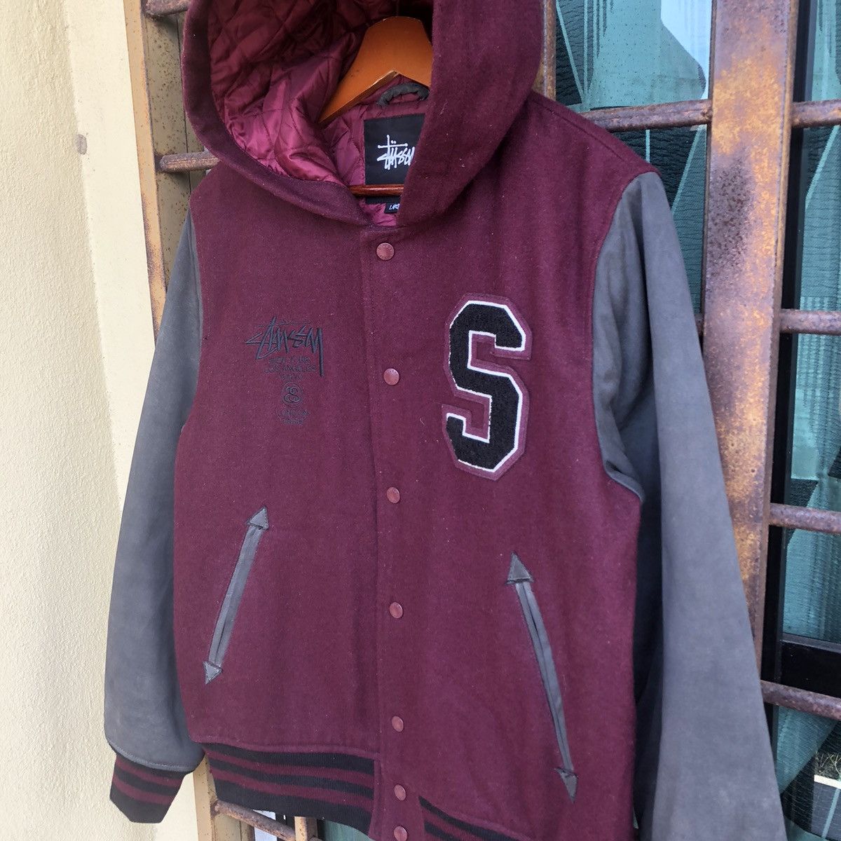 Stussy Stussy international Wool Hodie Button Varsity Size US L / EU 52-54 / 3 - 3 Thumbnail
