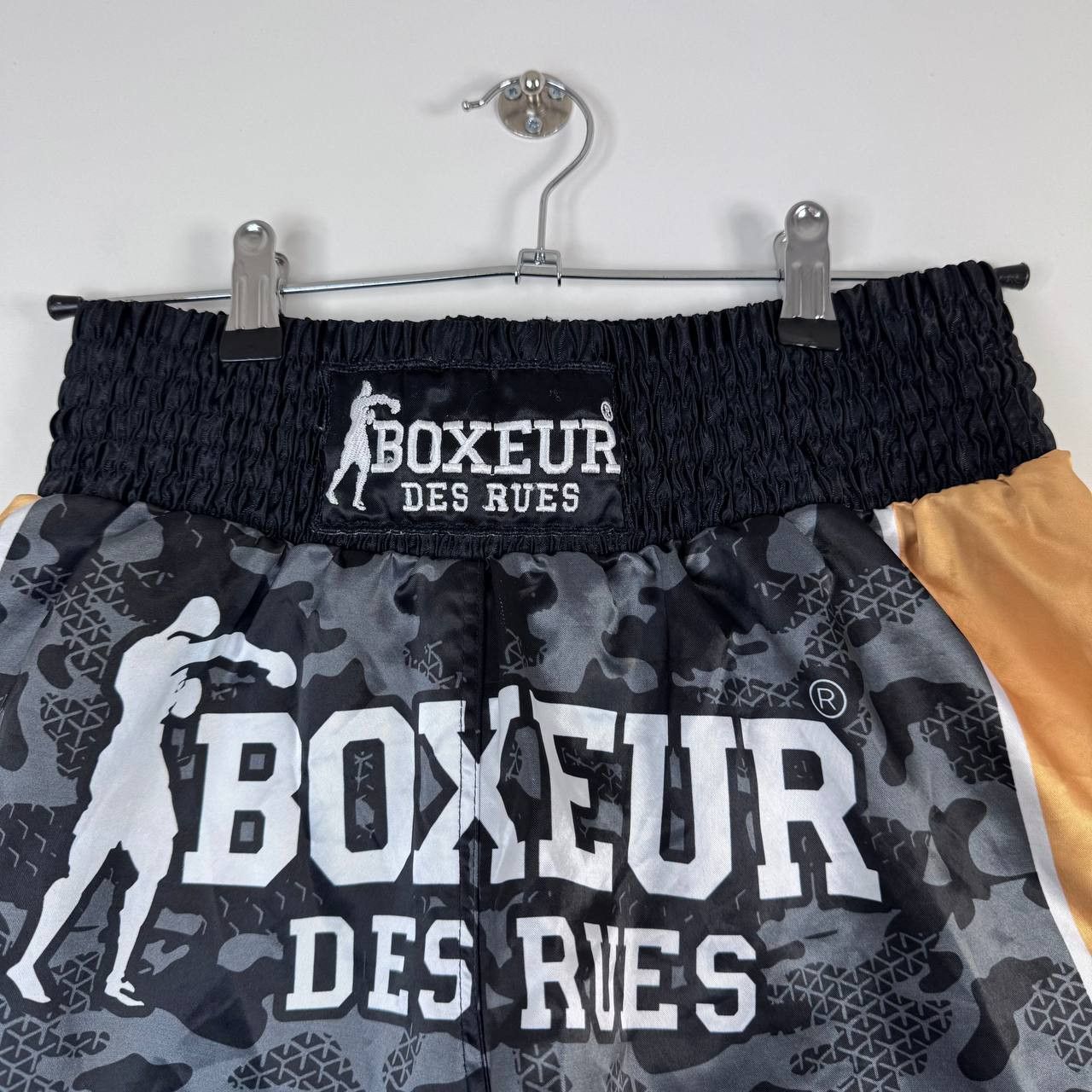 Other Boxeur Des Rues Muay Thai Fight Shorts Camo Black Gold Sz M Size US 30 / EU 46 - 2 Thumbnail