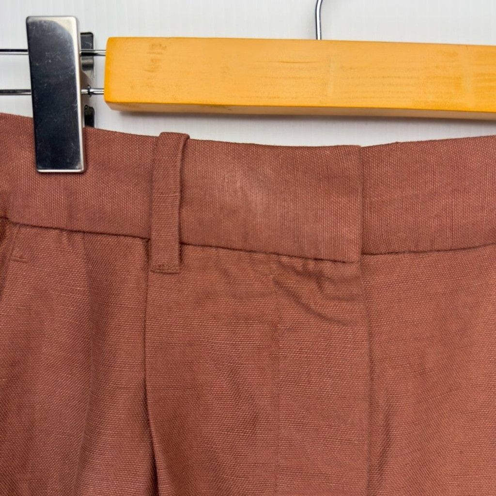Other WILFRED Effortless Cropped Wide-Leg Mocha Brown Pants Size 2 Size 26" / US 2 / IT 38 - 6 Thumbnail