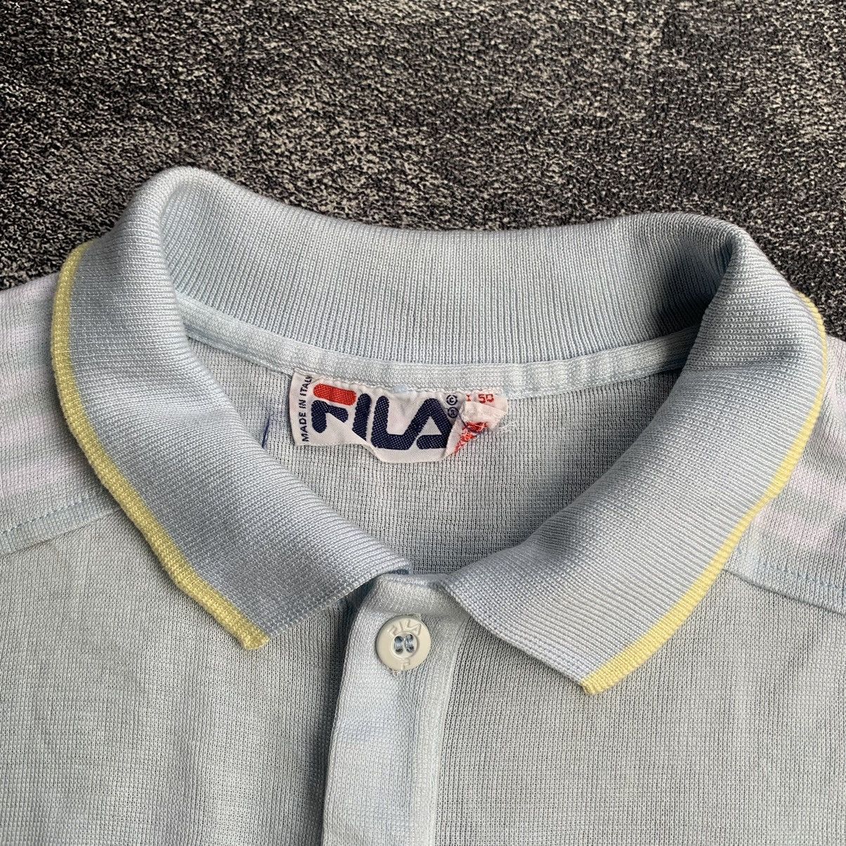 Fila Polo shirt fila knitwear 70s vintage Size US M / EU 48-50 / 2 - 3 Thumbnail