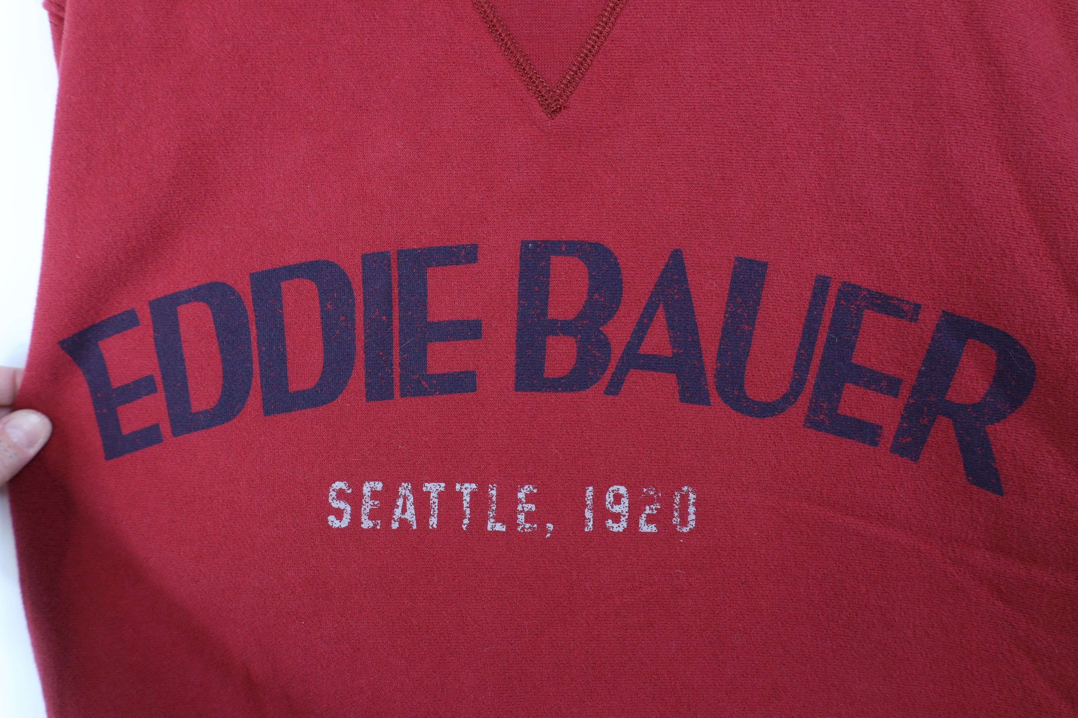 Eddie Bauer Vintage Eddie Bauer Heavyweight Crewneck Sweatshirt Red Size US XL / EU 56 / 4 - 4 Thumbnail