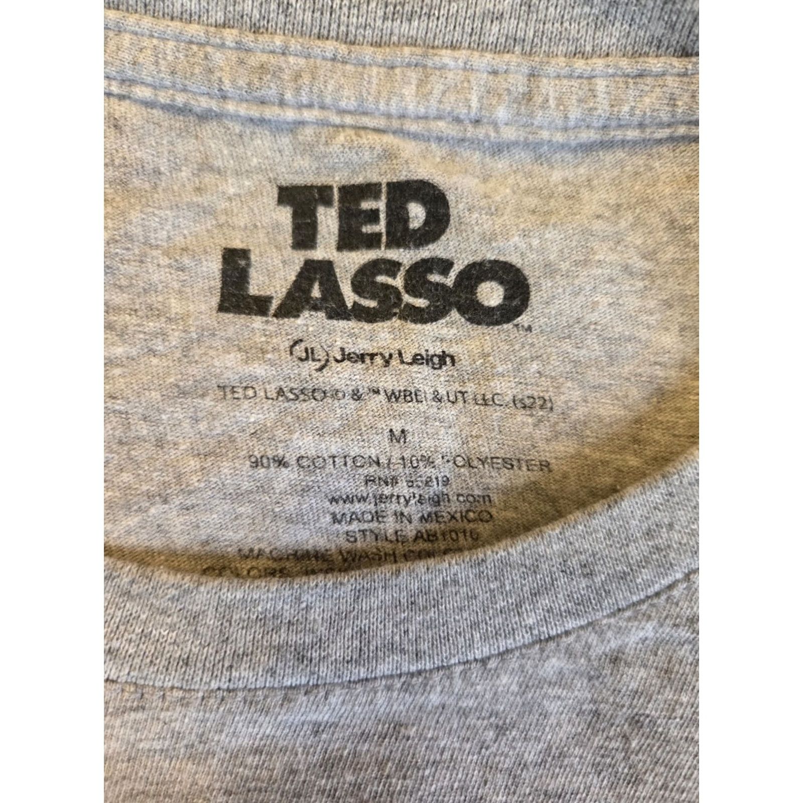 Vintage Ted Lasso AFC Richmond Greyhounds Gray Short Sleeve T Shirt Medium Mens Size US M / EU 48-50 / 2 - 2 Thumbnail