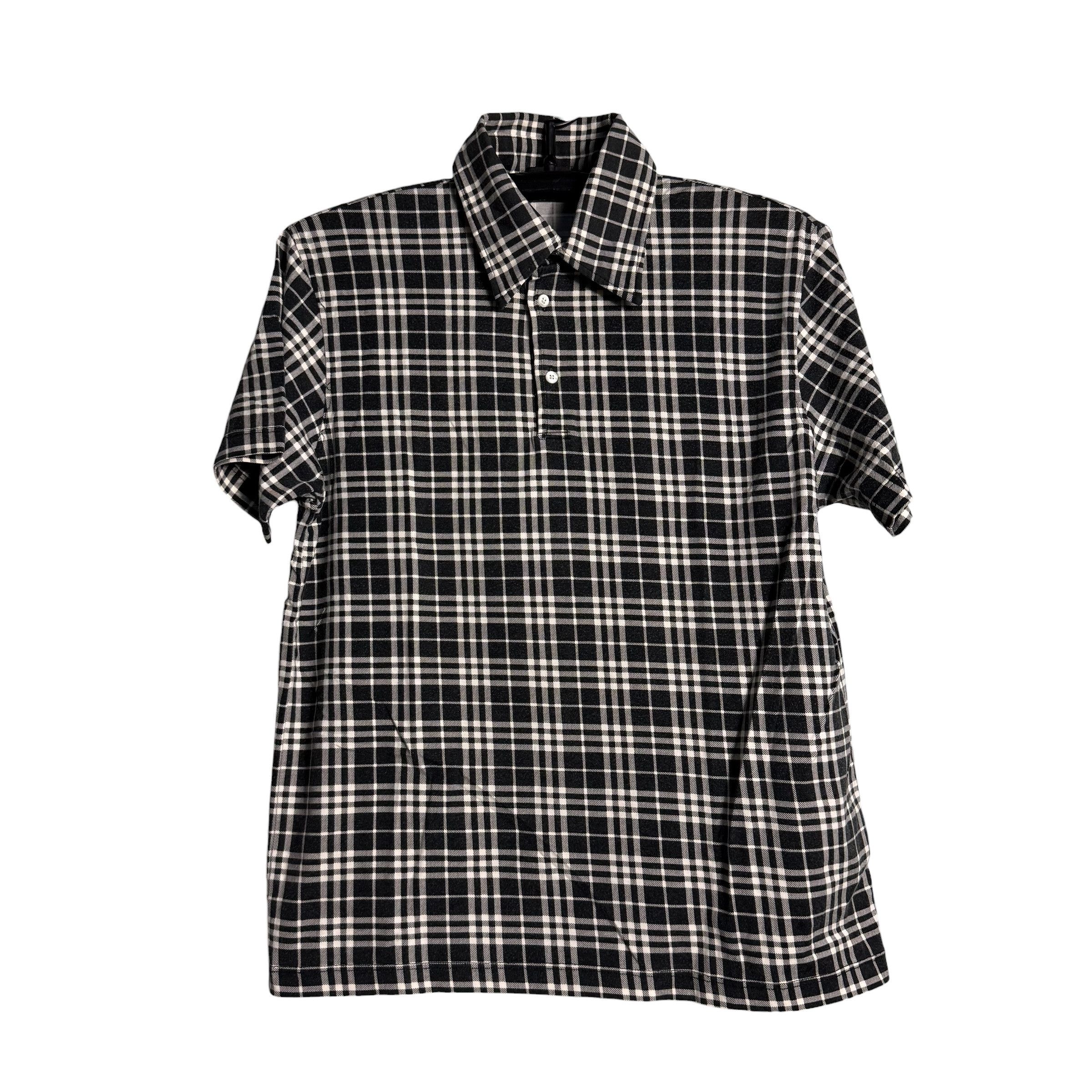 Burberry 🔥RARE🔥Vintage Burberry London Nova Check Black Polo Shirt Size M / US 6-8 / IT 42-44 - 1 Thumbnail
