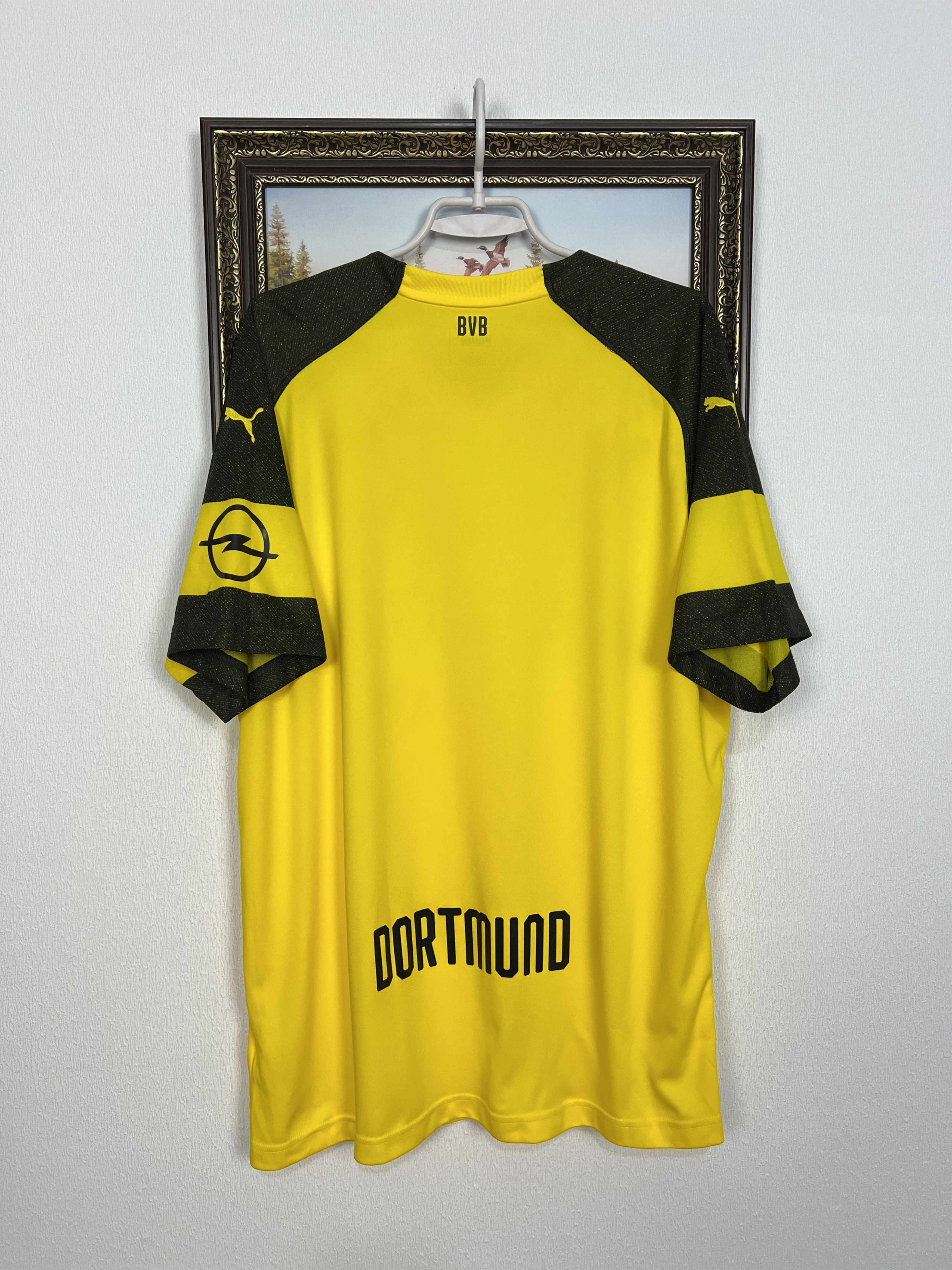 Puma Borussia Dortmund Home football shirt Soccer Jersey Trikot Size US XXL / EU 58 / 5 - 9 Thumbnail