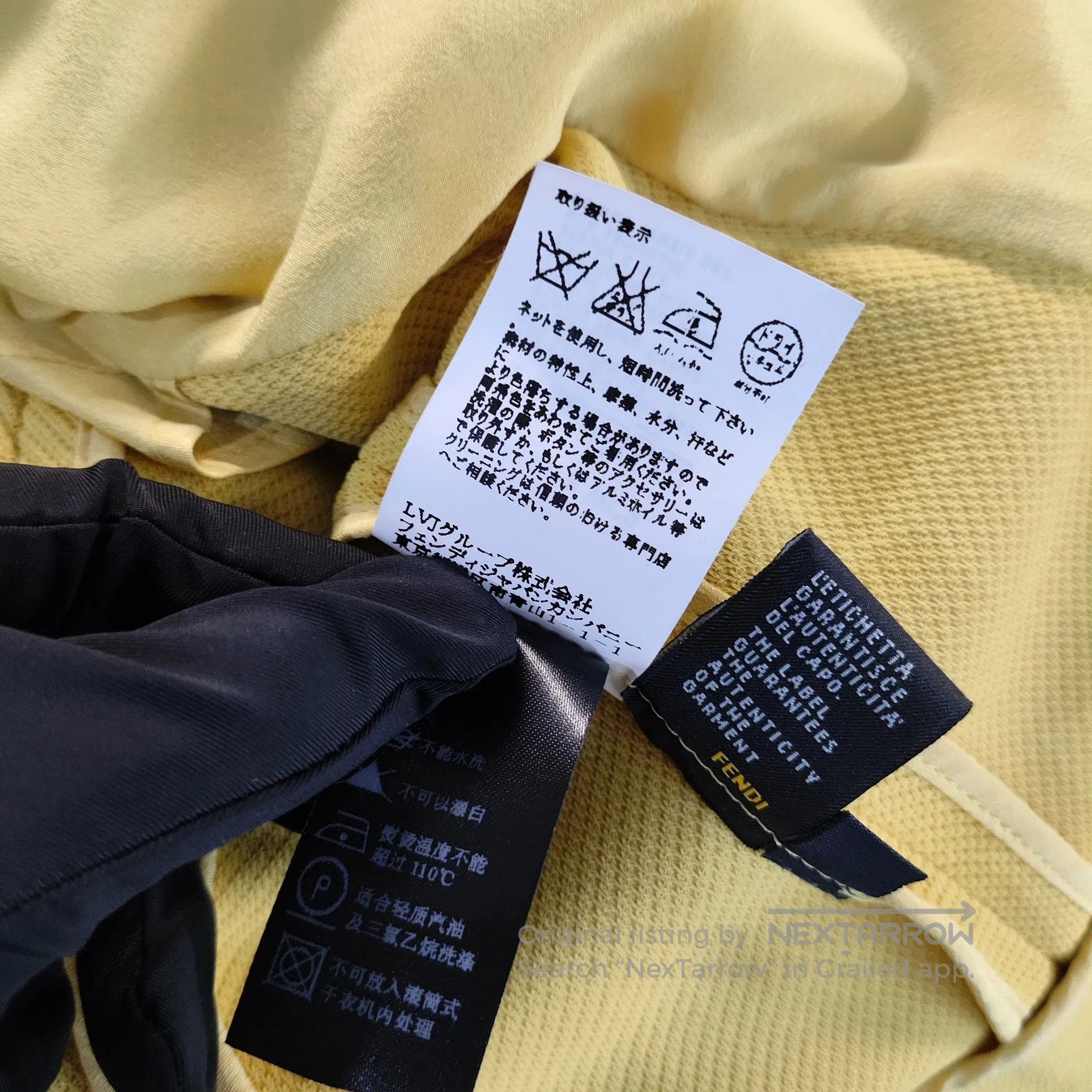 Fendi FENDI Design-Inspired Yellow Jacket| Size XS / US 0-2 / IT 36-38 - 6 Thumbnail