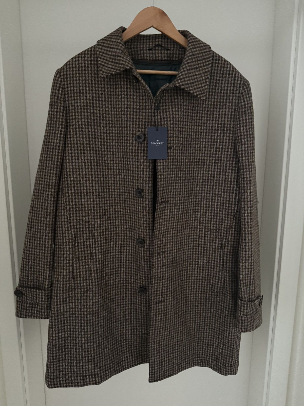 Hackett Hackett London Tweed Gunclub Zip Out Jacket 44R Size US L / EU 52-54 / 3 - 1 Thumbnail