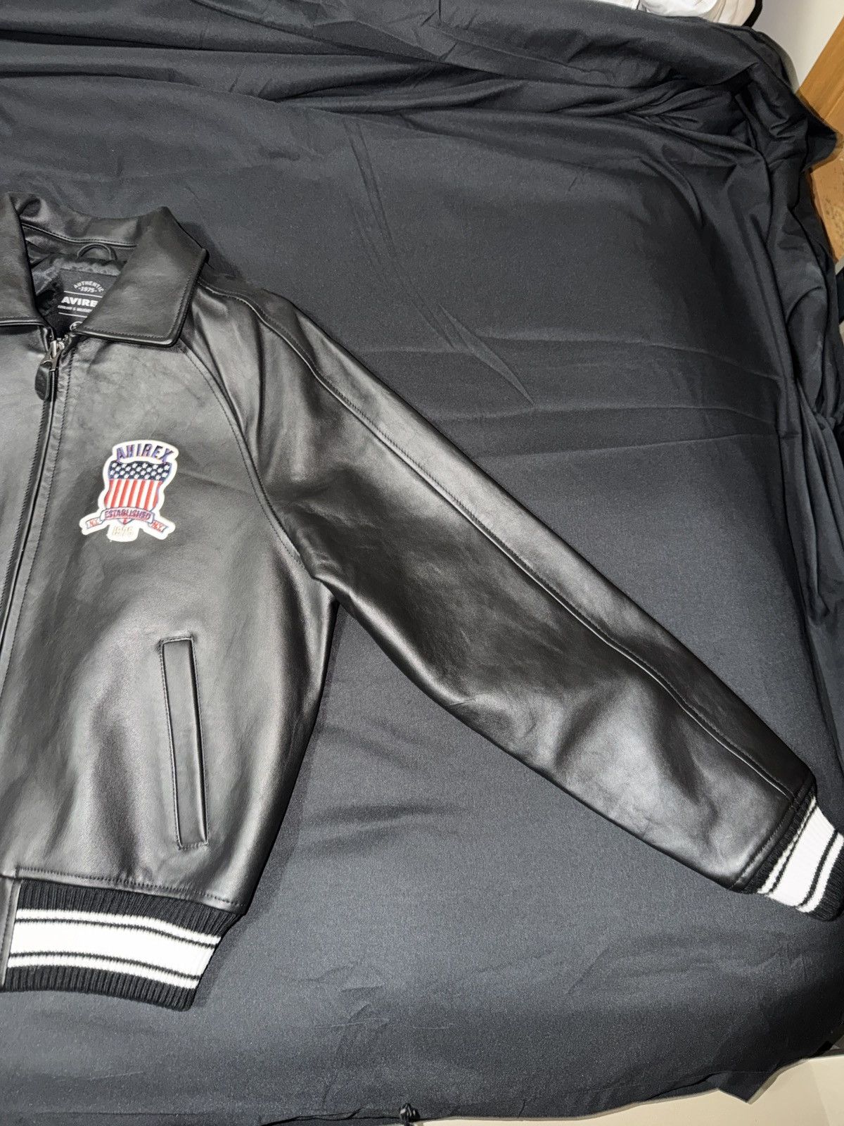 Avirex Avirex black leather jacket Size US S / EU 44-46 / 1 - 16 Thumbnail