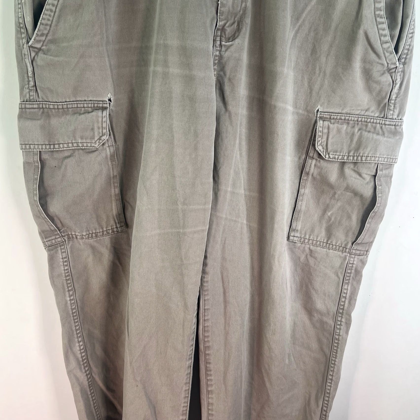 Basic Editions VINTAGE Basic Editions Cargo Pants Mens Size 42 Beige Khakis Casual Workwear 90s Size US 42 / EU 58 - 3 Thumbnail