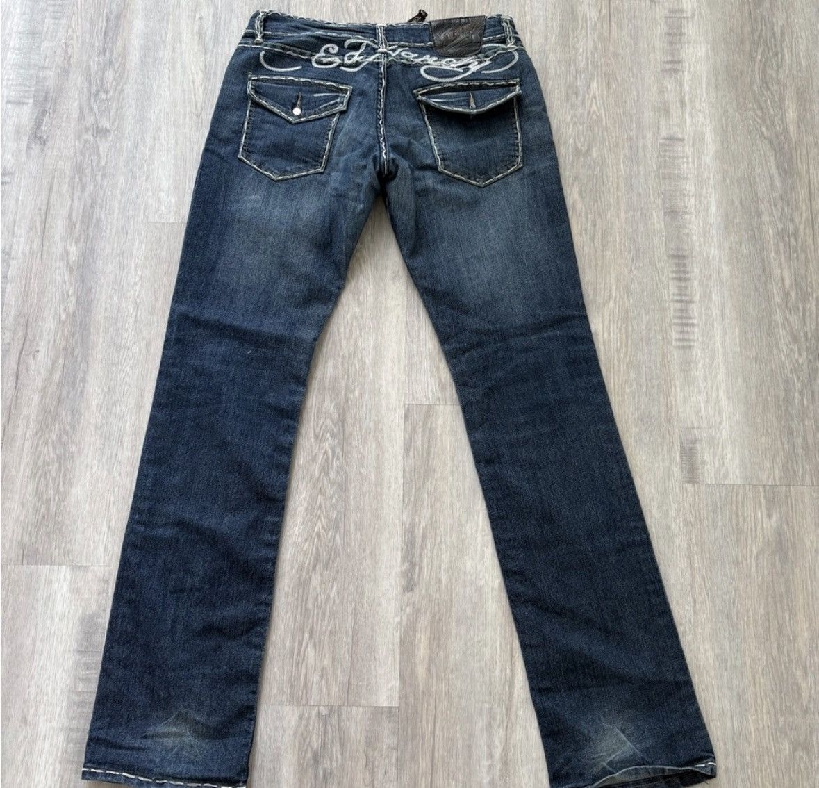 Ed Hardy Ed Hardy Low Rise Jeans Size 30" / US 8 / IT 44 - 1 Thumbnail