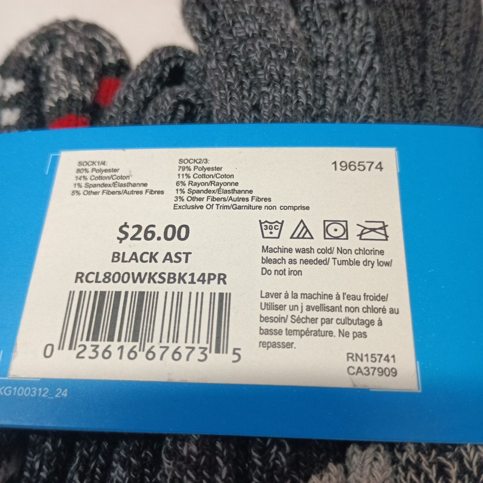 Columbia Columbia Women's Crew Socks Reinforced Shoe Size 4-10 4 Pair Size ONE SIZE - 4 Thumbnail