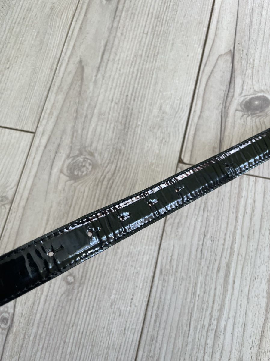 Dsquared2 × Vintage Dsquared Black Patent Leather Belt Size ONE SIZE - 14 Thumbnail
