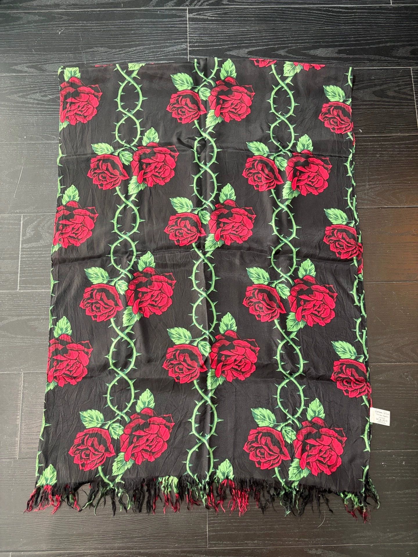 Number (N)ine Number (N)ine 06ss Rose Thorn Scarf Size ONE SIZE - 2 Thumbnail
