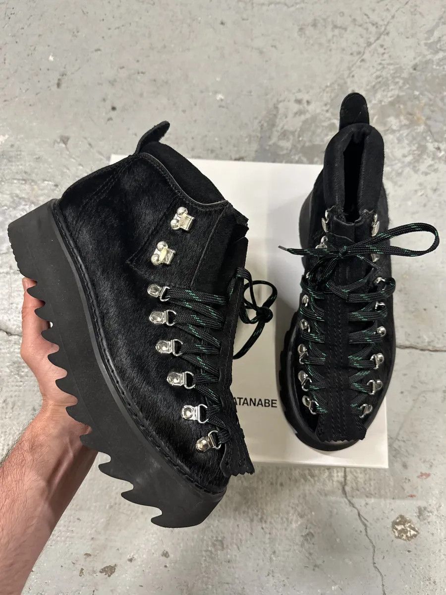 Junya Watanabe Junya Watanabe Pony Hair Black Mountain Boots Size US 9 / EU 42 - 1 Thumbnail