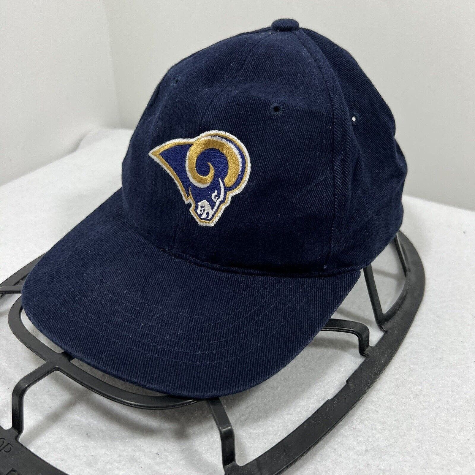 NFL NFL Los Angeles Rams Adult Adjustable Blue Baseball Cap Hat Size ONE SIZE - 1 Thumbnail