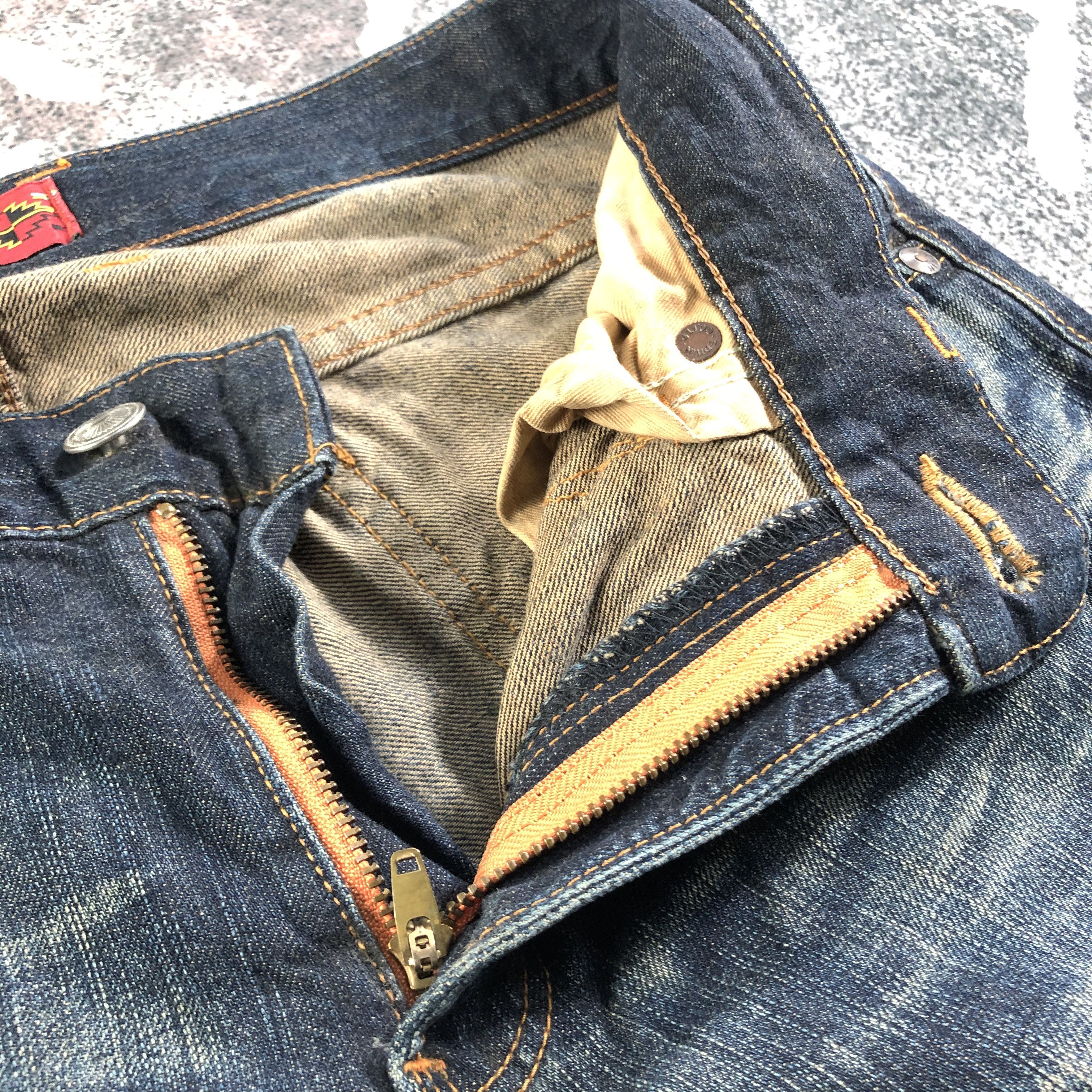 Edwin Distress Edwin XV Jeans Rusty Blue Denim KJ2427 Size US 32 / EU 48 - 8 Thumbnail