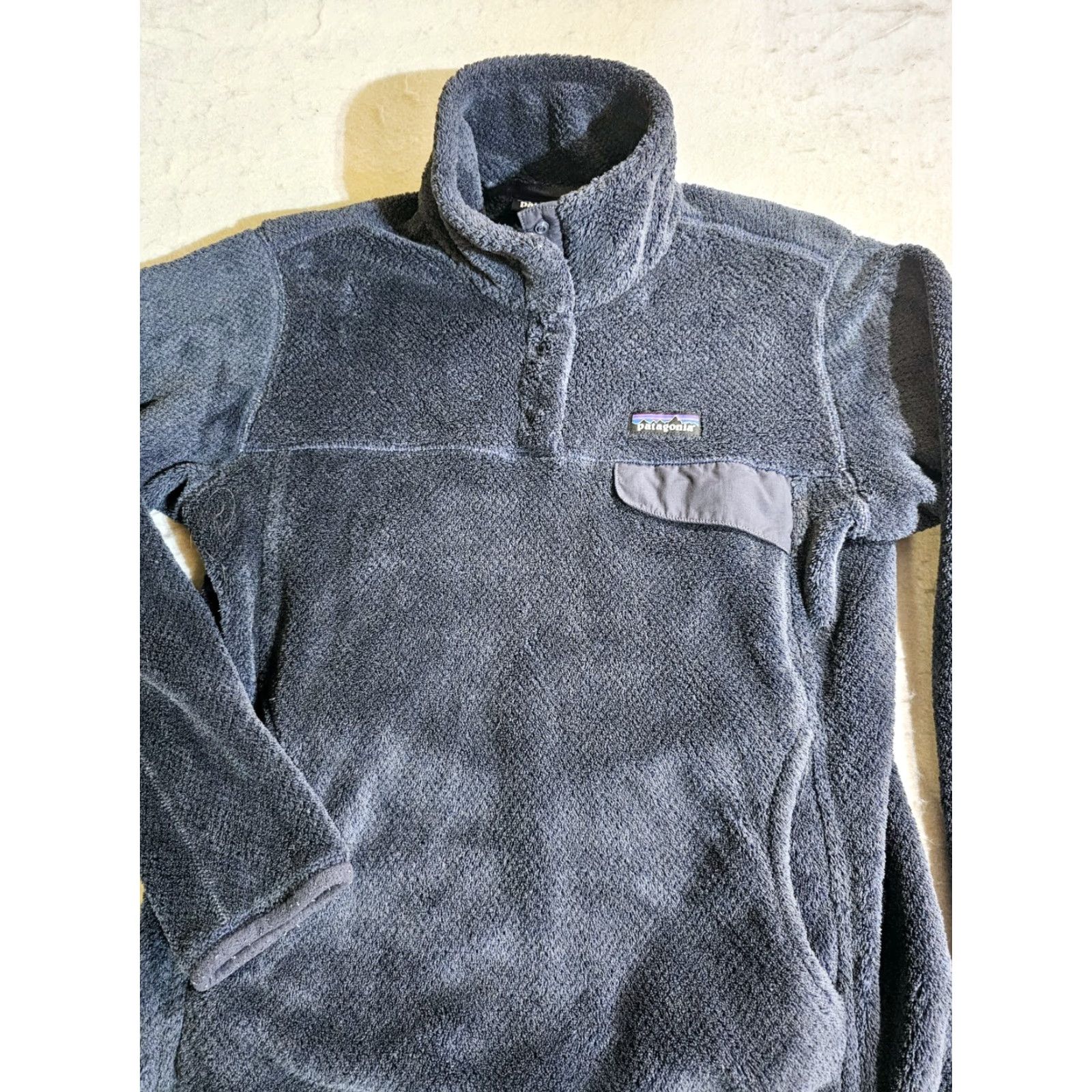 Patagonia Patagonia Signature Re-Tool Snap T Fleece Pullover Navy Blue Womens Size Medium Size M / US 6-8 / IT 42-44 - 5 Thumbnail