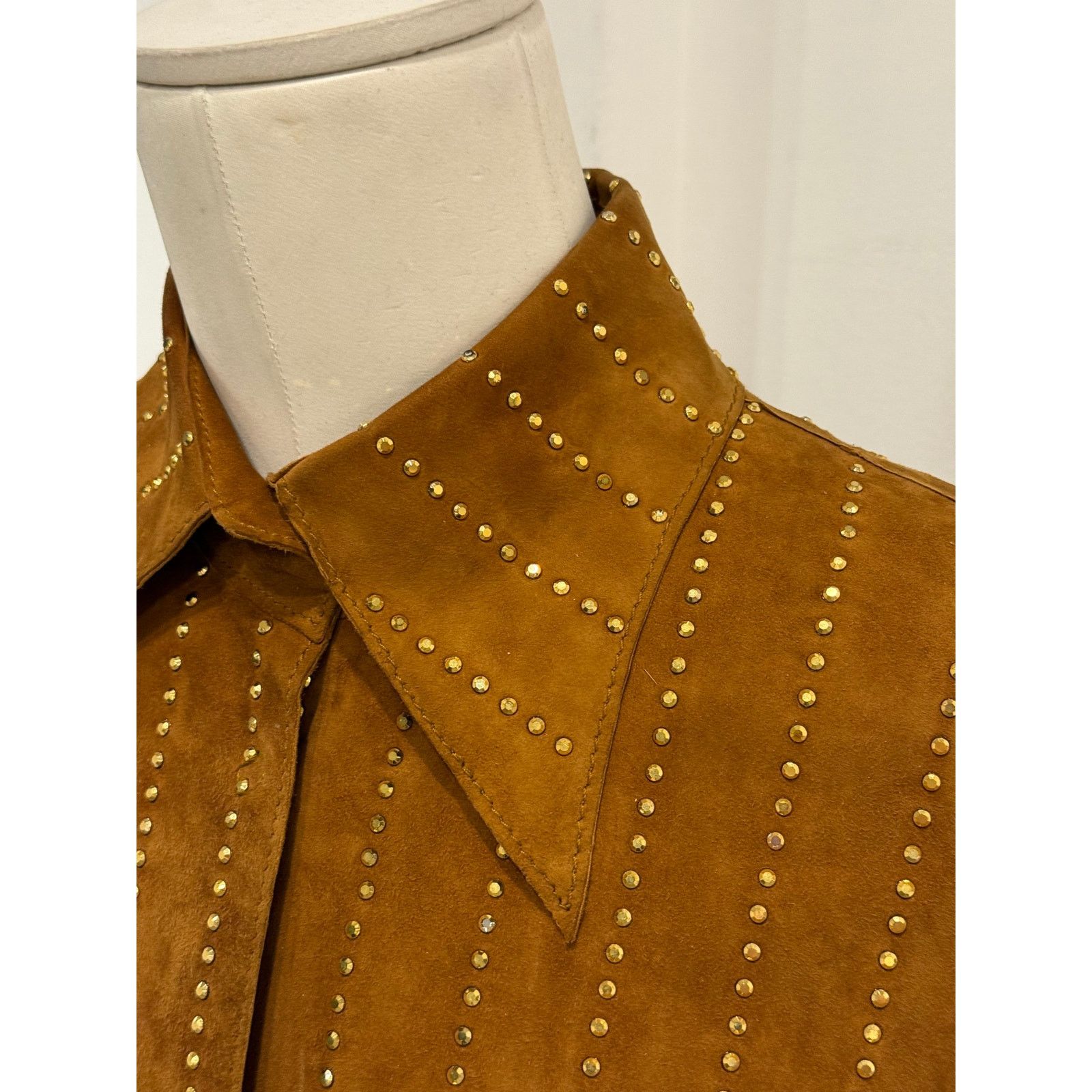 Dolce & Gabbana 2001 Dolce & Gabbana studded embellished suede jacket Size M / US 6-8 / IT 42-44 - 8 Thumbnail