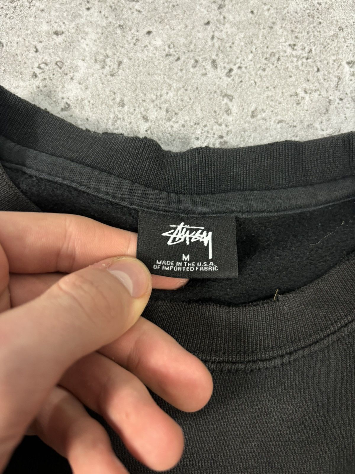 Stussy × Vintage Vintage Stussy Hoodie Crewneck Big Logo Skate Basic Hip Hop Size US M / EU 48-50 / 2 - 6 Thumbnail