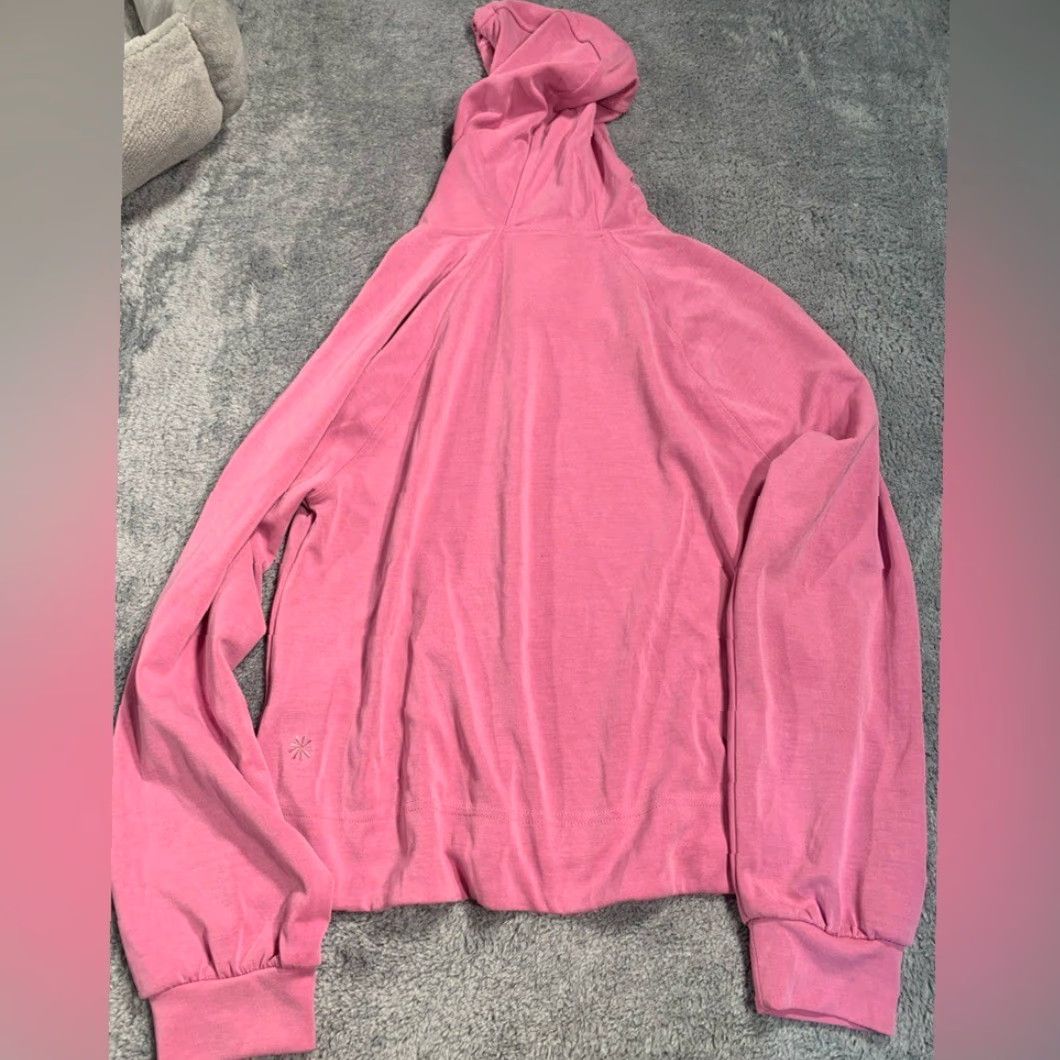 Athleta Athleta Hoodie Pink M Women Pullover Medium Regular Size Size M / US 6-8 / IT 42-44 - 6 Thumbnail