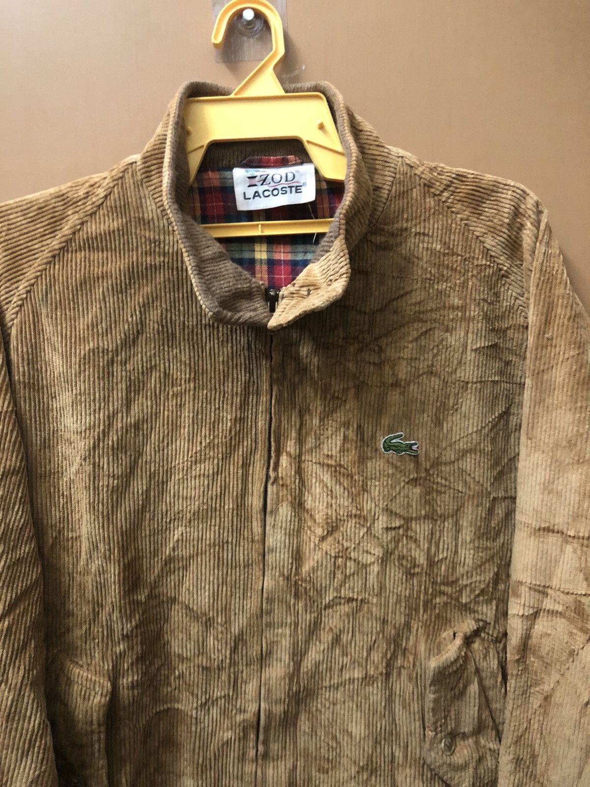 Lacoste × Vintage Vintage Lacoste corduroys bombers jacket style Size US XL / EU 56 / 4 - 1 Thumbnail