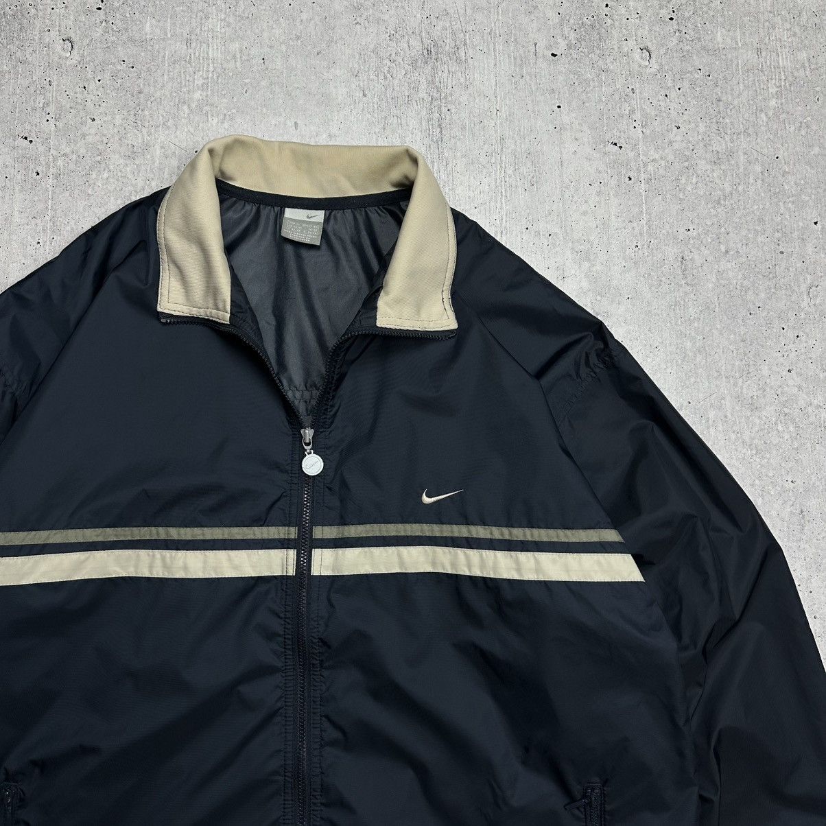 Nike × Vintage 90s Nike Swoosh Vintage Y2K Oversized Nylon Retro Jacket Size US XL / EU 56 / 4 - 5 Thumbnail