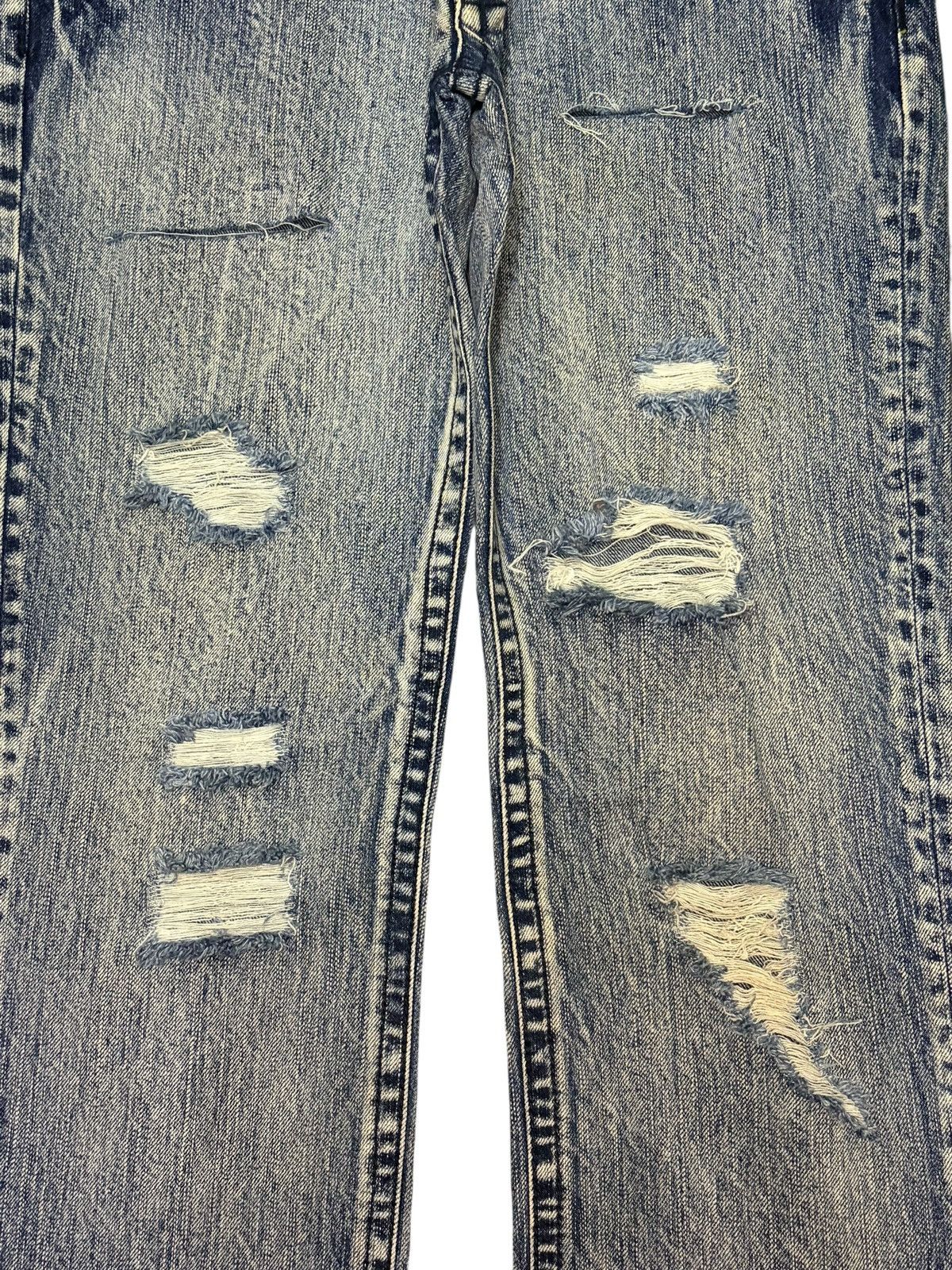 Ksubi Vintage Japanese Brand Bleached Wash Distressed Jeans Size 30" / US 8 / IT 44 - 3 Thumbnail