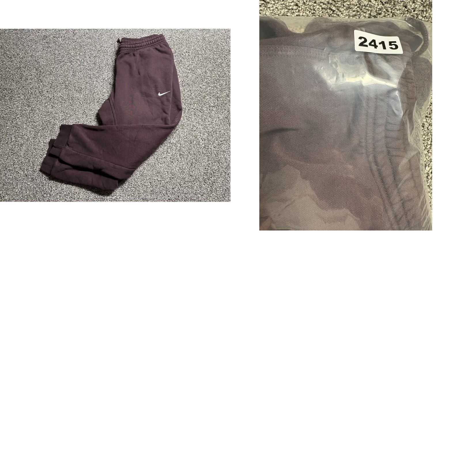 Nike Nike Club Fleece Jogger Pants Mens XL Red Maroon Taper Lined Workout Size US 36 / EU 52 - 9 Thumbnail