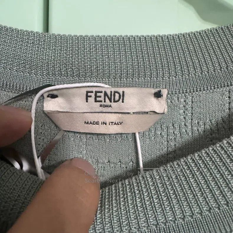 Fendi Fendi Logo Printed Knitted Sweater Size S / US 4 / IT 40 - 3 Thumbnail